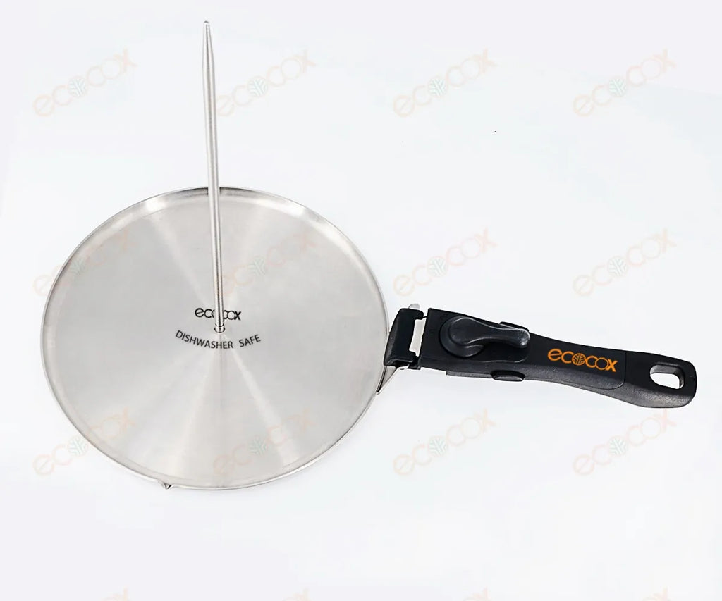 Detachable Handle Grill Skewers BBQ Vertical Skewer Heat Resistant Barbecue Set 304 Stainless Steel 10inch Pan 2 Sticks Factory