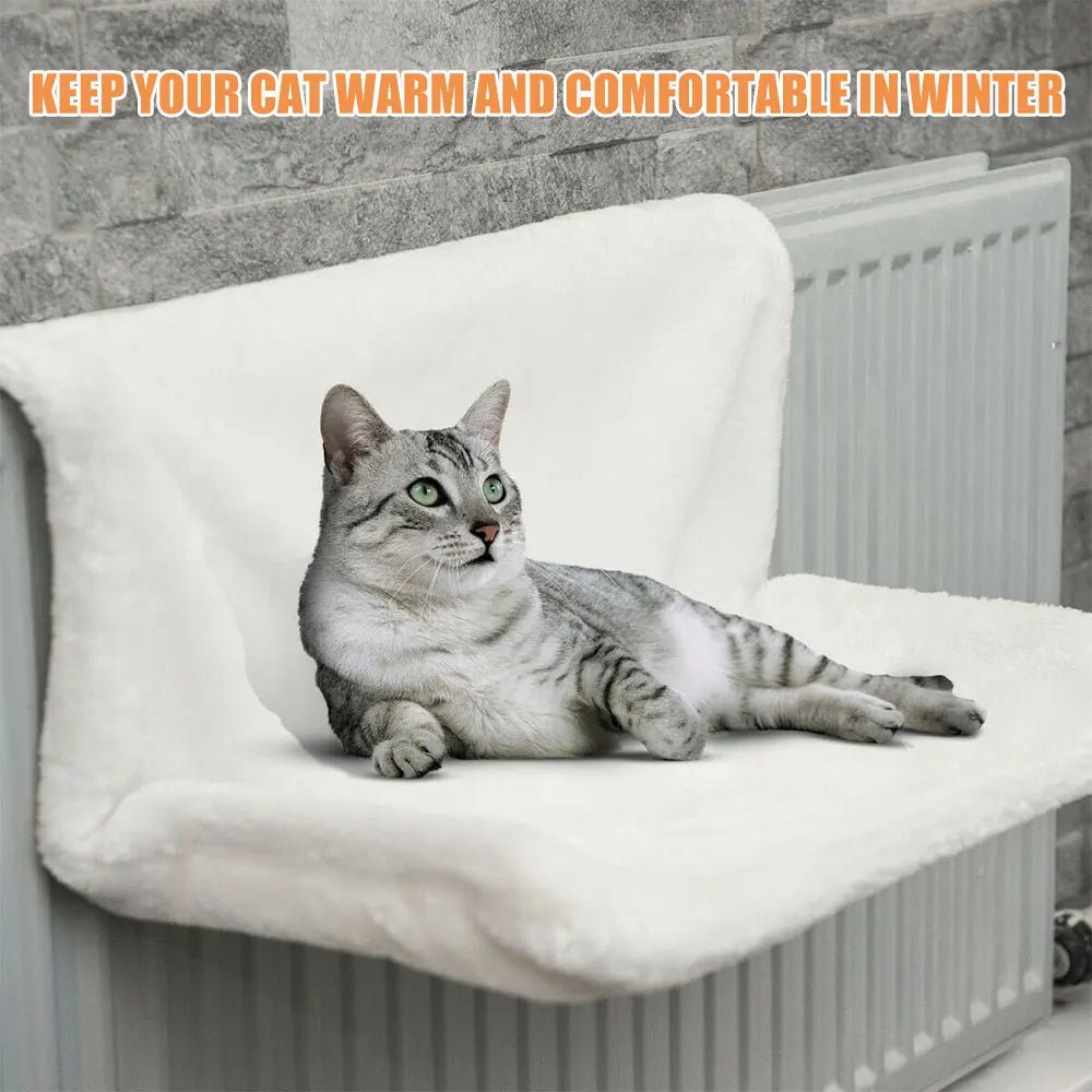 Hammock Suspenso Removível para Pet, Cama para Banco do Radiador, Ninho de Gatinho, Forte Estrutura De Metal Durável, Acessórios De Gato - Kasa & Pet