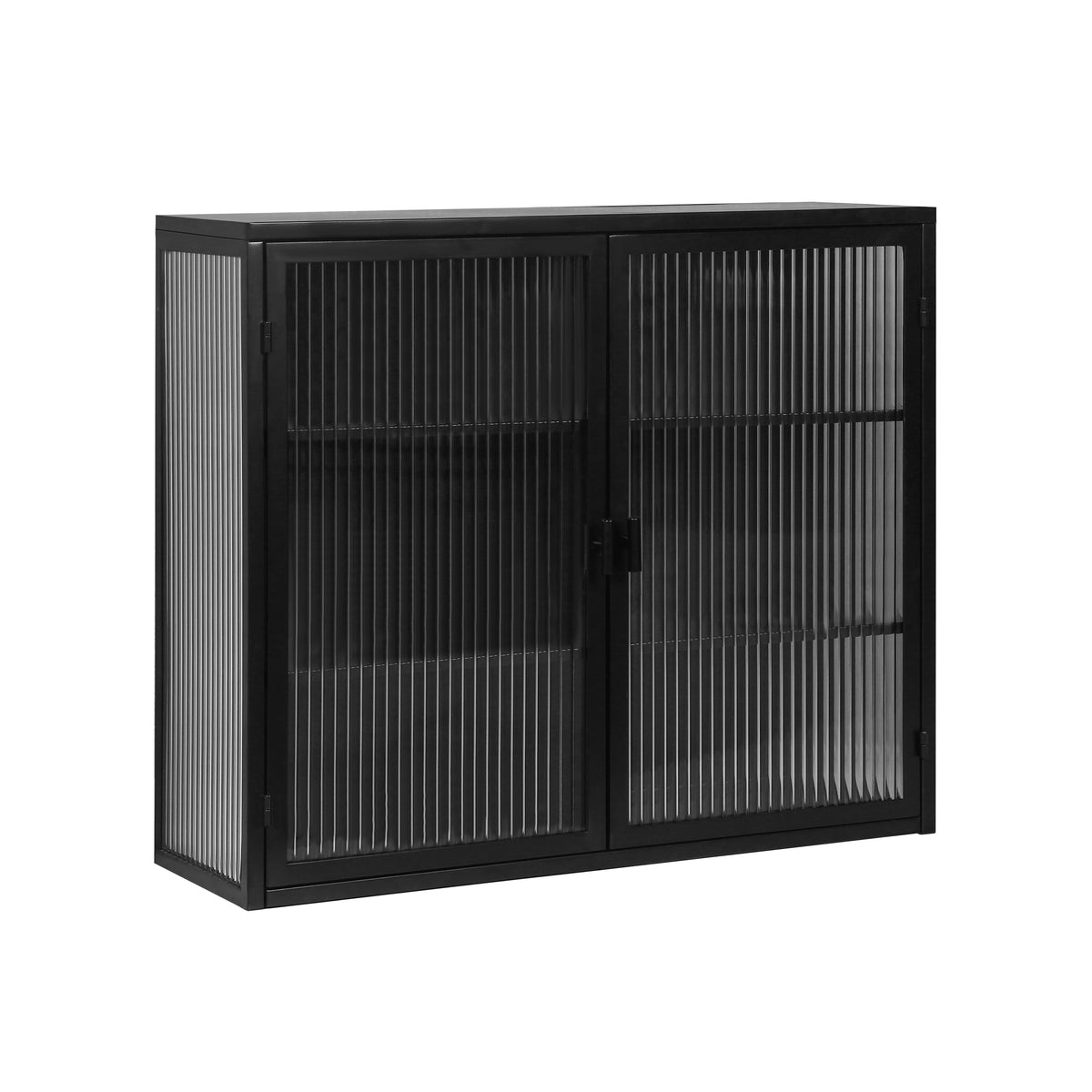 Free Shipping Metal Modern Two-door Sideboard Three-tier Storage Eco-Friendly Durable Home Furniture Kitchen Dining Room
