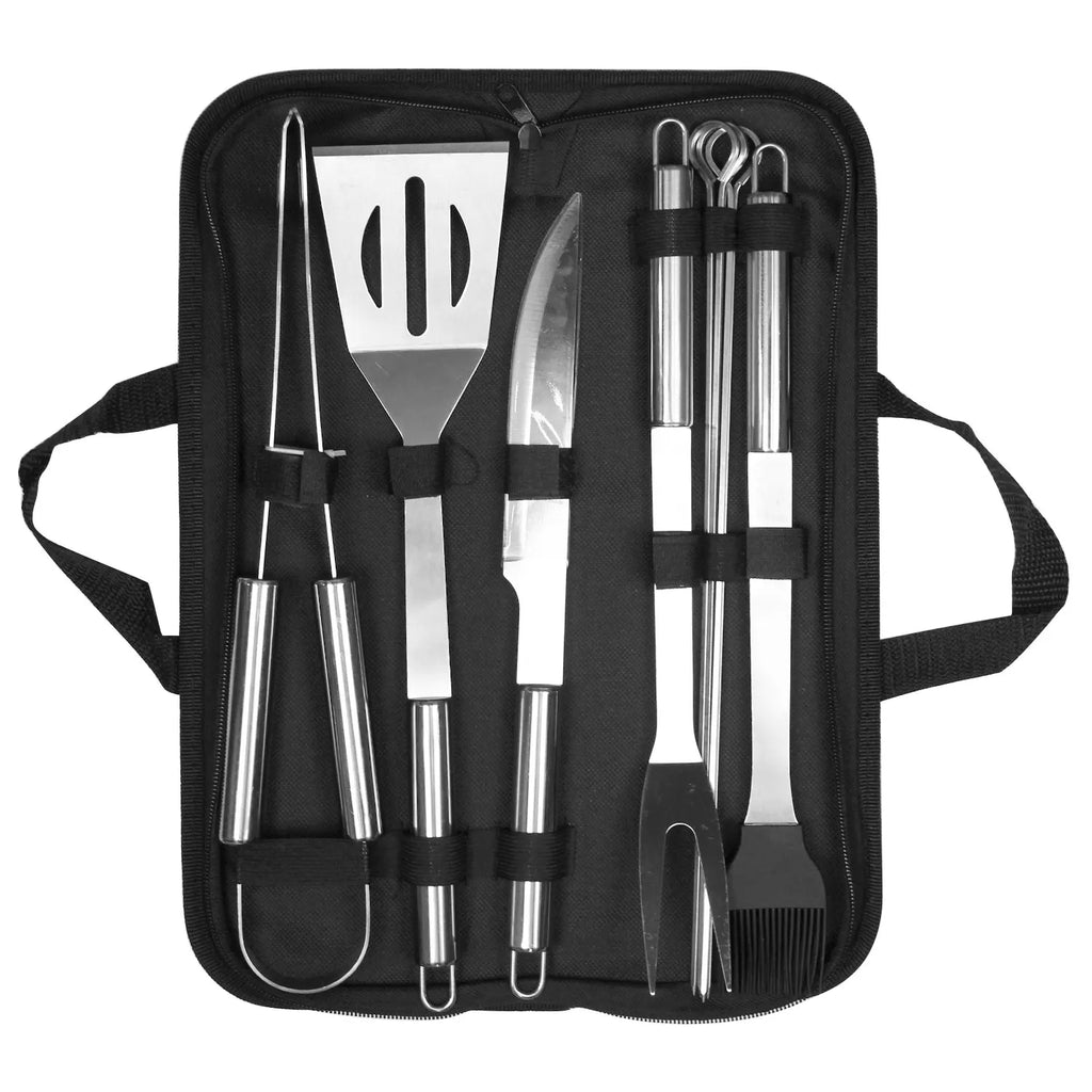 Easy to Carry BBQ Utensil Set Stainless Steel Professional Barbecue Accessories Grill Tool with Bag
