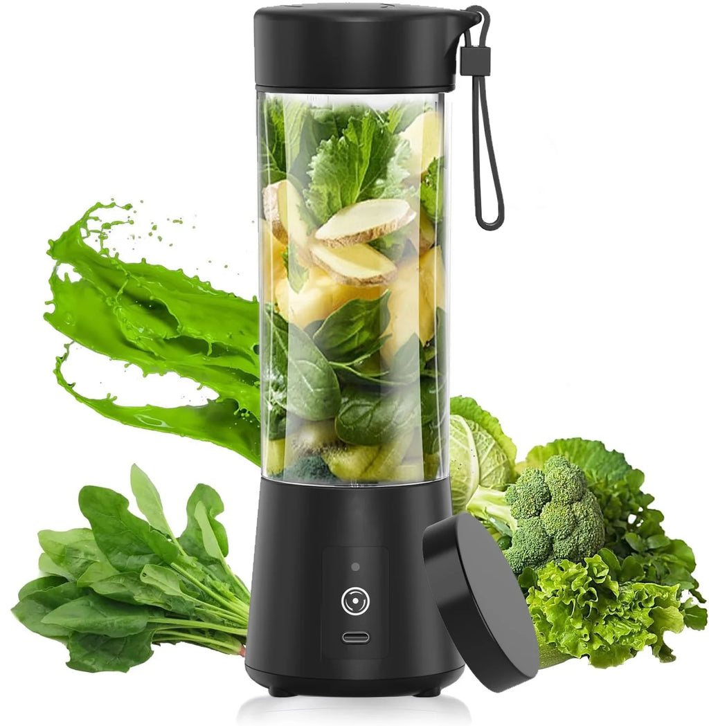 High Quality 400ml Wireless Hand Blender USB Rechargeable Portable Mini Blender for Outdoor Car & Hotel Use