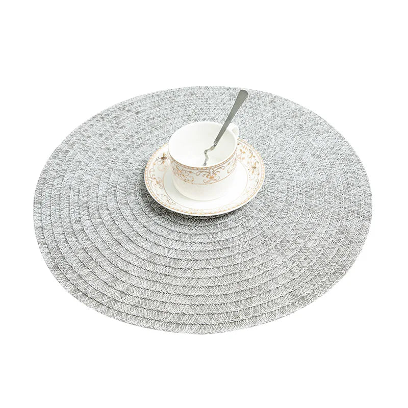 HuanGang Factory Wholesale Modern Europe Style Eco-Friendly Heat Resistant Custom Printed PVC Kitchen Placemats Washable