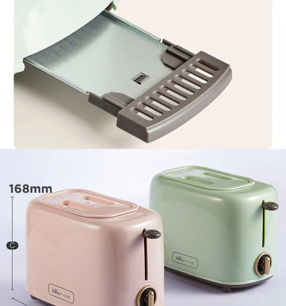 Torradeira Elétrica para Sanduíches e Waffles, Forno Duplo 220V Mini Torradeira com Convecção de Ar Quente para Pães Tostados