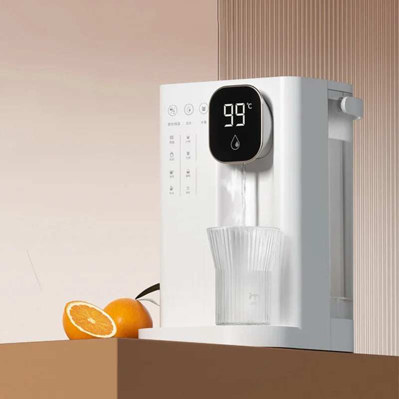 Jmeye dispensador de água de calor instantâneo portátil casa escritório chá fabricante dois métodos enchimento água aquecedor desktop purificador água