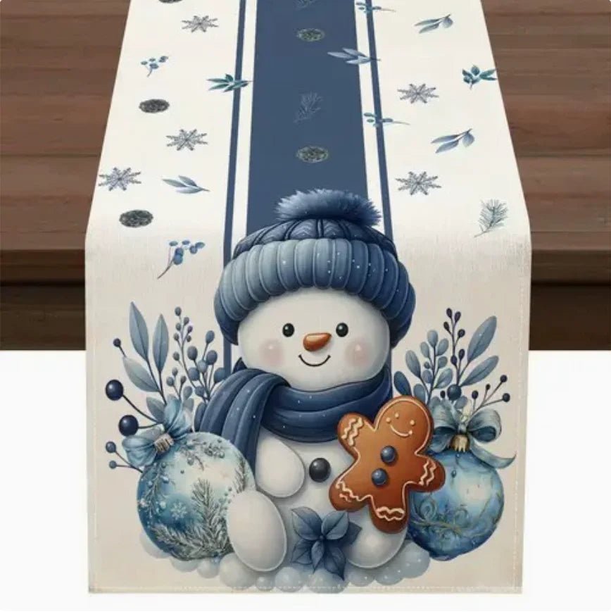 2026 Christmas Table Runner Christmas Decoration for Home Tablecloth Navid Noel Xmas Gifts New Year Natal Drop Shipping