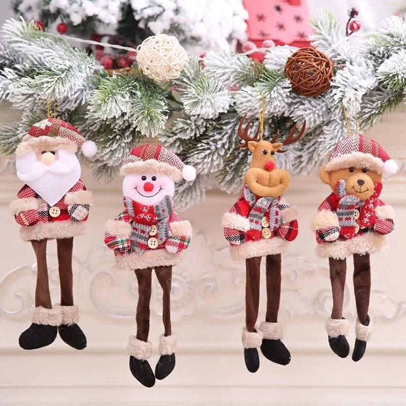Ornamentos de boneca de natal feliz natal decorações para casa 2025 decoração de natal presentes navidad natal noel decoração de ano novo 2026 presentes