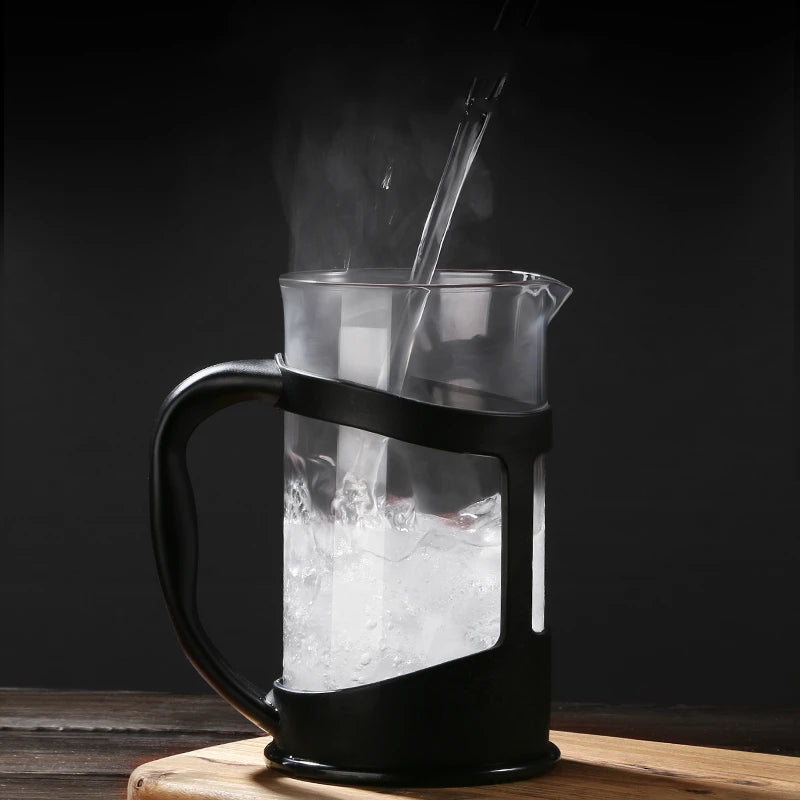 Alta capacidade 1l compartilhar café imprensa francesa filtro de café casa escritório café barista ferramenta cafeteira fermentação fria fabricante de chá
