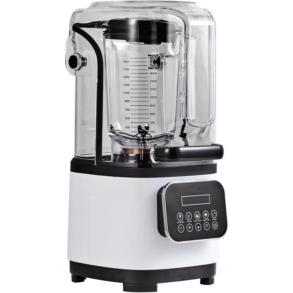 Professional Blender with Shield Commercial Countertop Blenders 9 Speed & 5 Functions Blender for Shakes Smoothies Peree