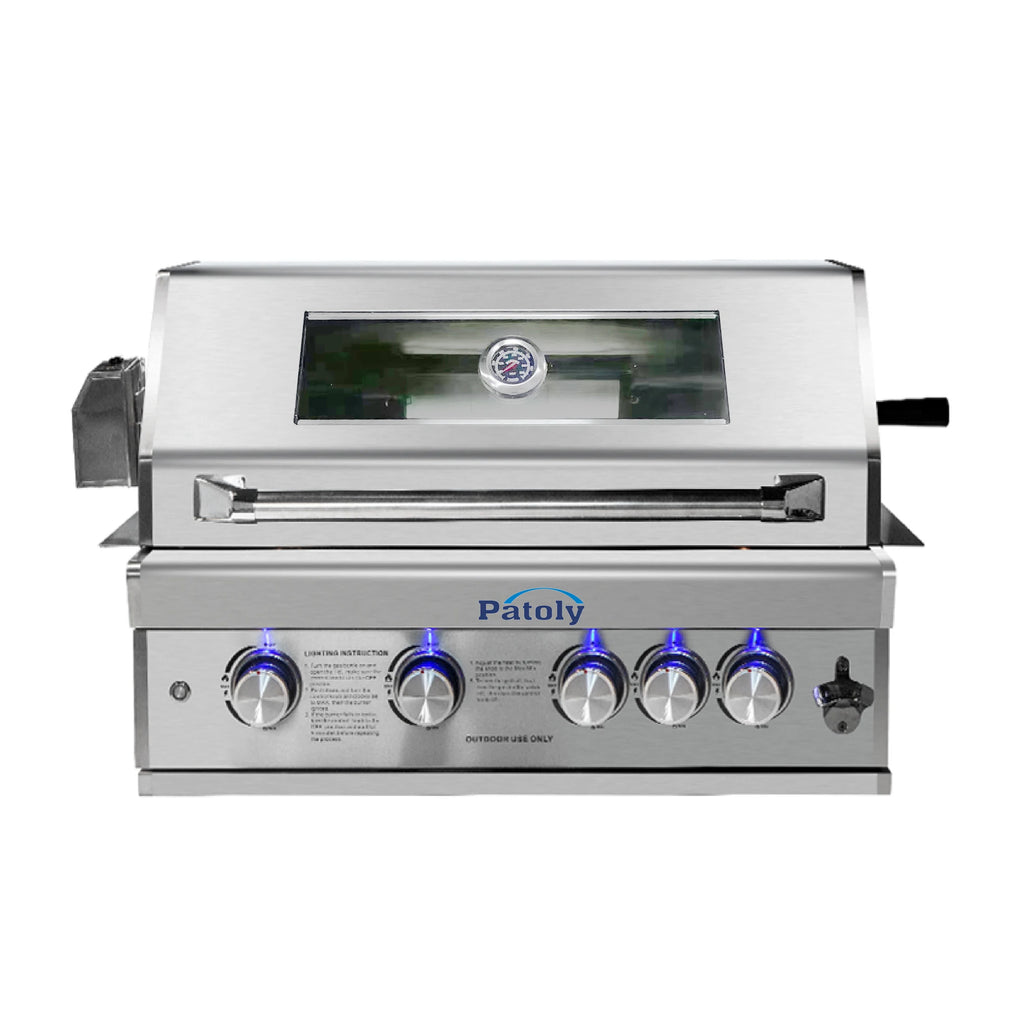 Roasted Lamb/beef/chicken/meat Backyard Outdoor Charcoal BBQ Grill With Gas and LPG Gas Stainless Steel 304
