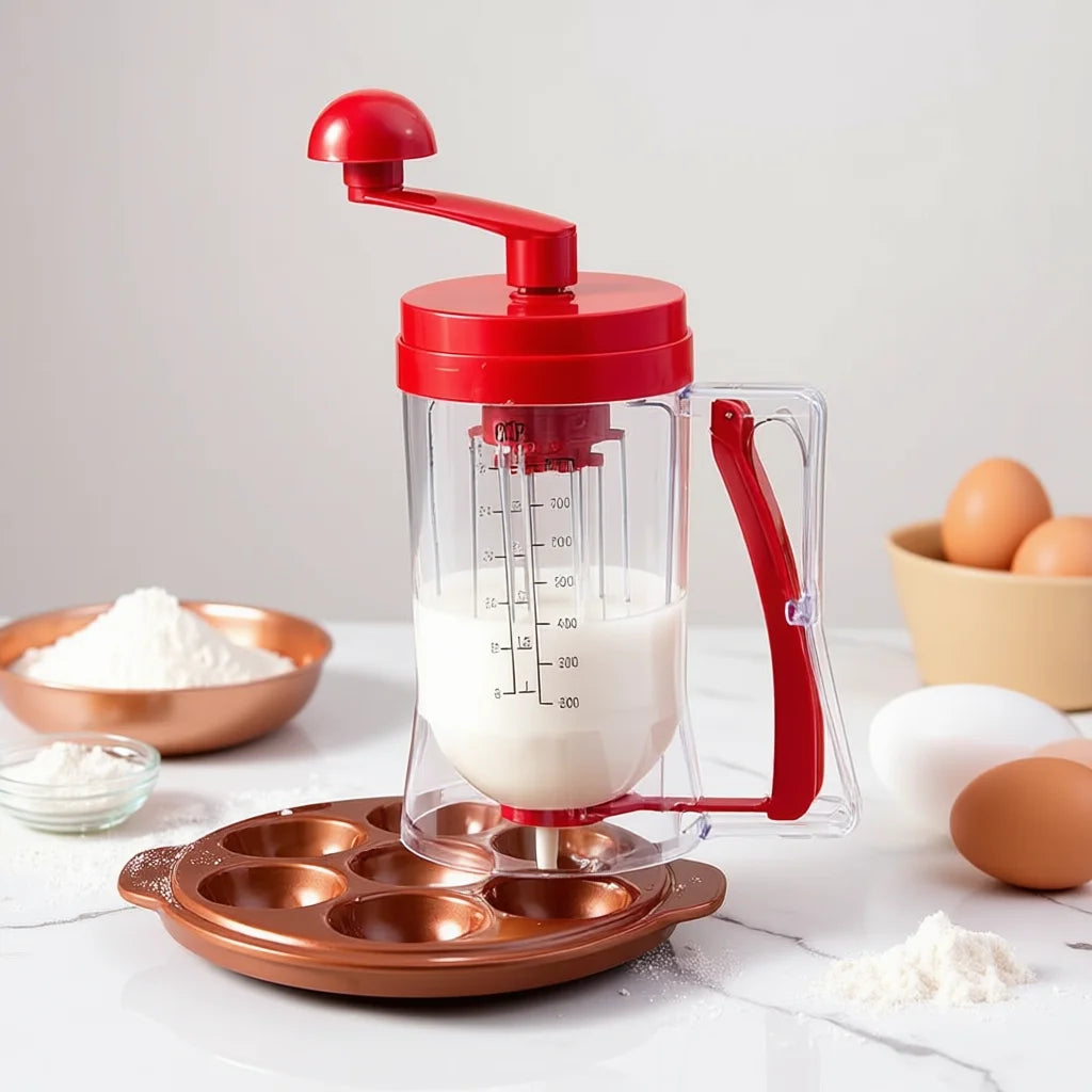Myrva Pastry Mixer And Dispenser 1 Speed Portable Planetary Mixing For Baking Equipment