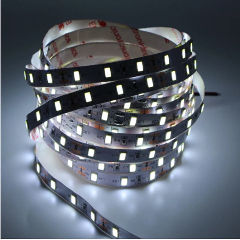 1/2/3/4/5m de alta qualidade conduziu a luz tira 5630 smd 12v fita lâmpada super brilhante led diodo fita decoração para casa led string