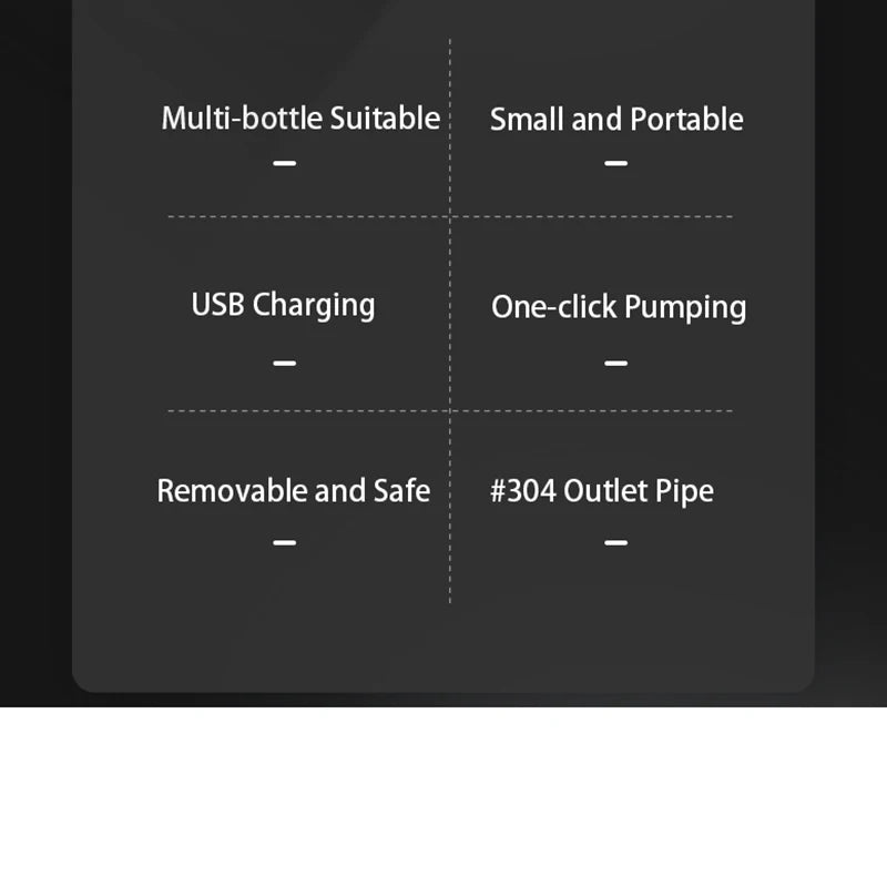Mini barril elétrico líquido garrafa bomba, carga USB, automático, portátil, Home água potável distribuidor
