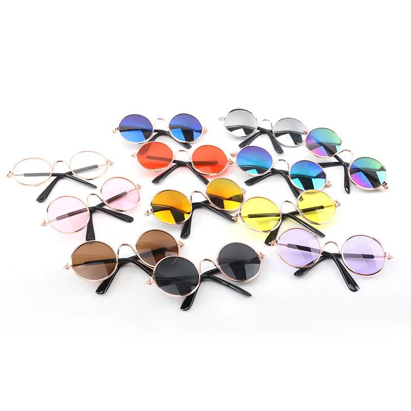 Adorável Eye-Wear óculos para cão pequeno e gato, acessórios para animais, fotos, cão pequeno, 1pc