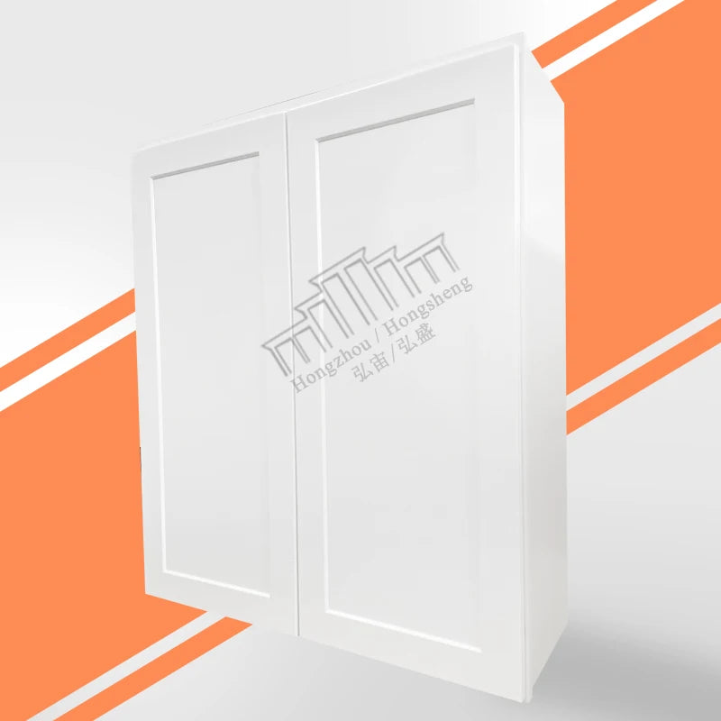 Ready-to-Ship Classic Style All Wood White Shaker RTA Kitchen Cabinets Wholesale W2736 Gabinetes De Cocina Kitchen Wall Unit