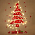 Árvore de Natal Criativa com Luzes, Enfeites de Natal DIY, Árvore de Natal Iluminada, Enfeites de Natal, Árvore Feliz