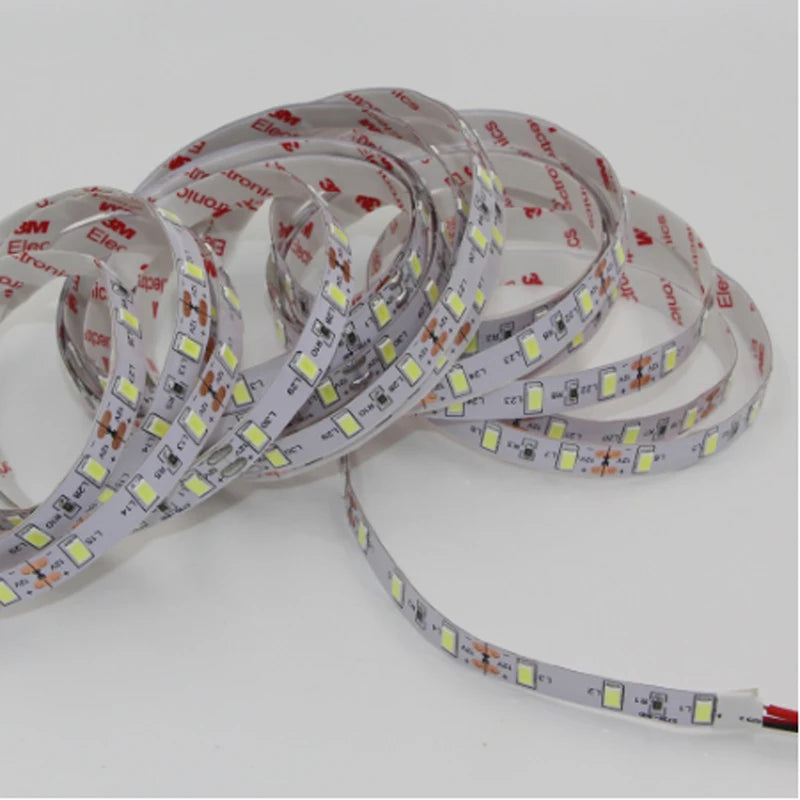 1/2/3/4/5m de alta qualidade conduziu a luz tira 5630 smd 12v fita lâmpada super brilhante led diodo fita decoração para casa led string
