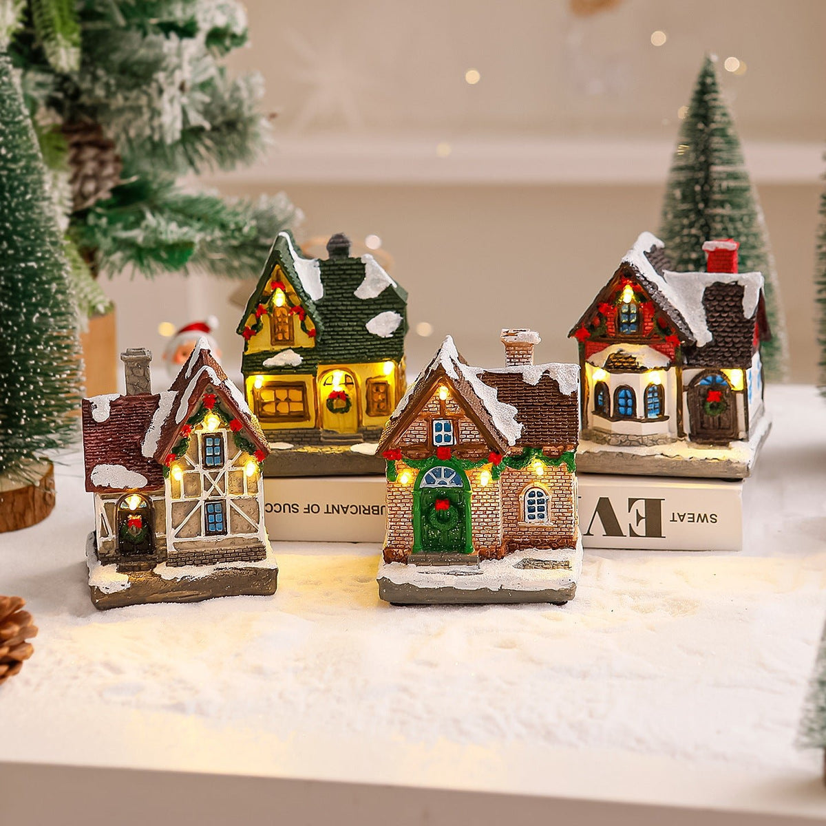 Decorações de Luzes de Natal para Casa, Enfeites, Presente de Natal para Crianças, Ano Novo 2025, Decoração de Natal, Luz Noturna para Quarto com Bateria