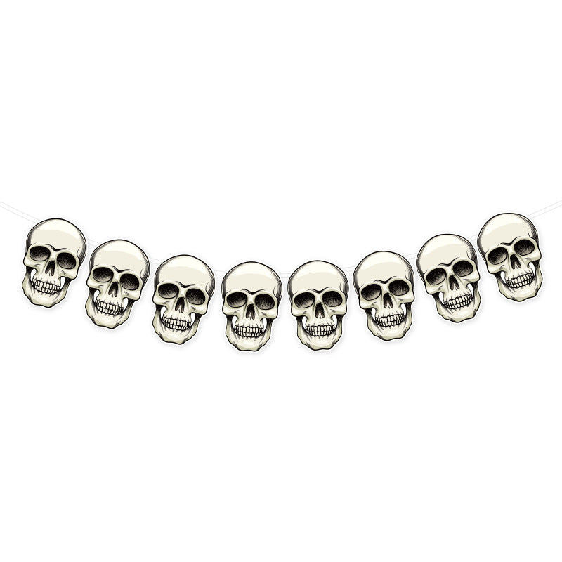 Cross-Border New Halloween Flag Party Supplies Decoration Scene Atmosphere Decoration Halloween Flag Banner