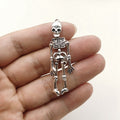 New European and American cross-border retro skull skeleton pendant, diy alloy pendant, Halloween accessories