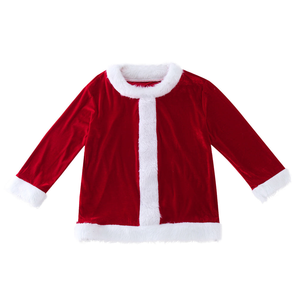 Popular Christmas clothing long hair monster cosplay Santa Claus green hair monster Grinch Christmas performance clothing