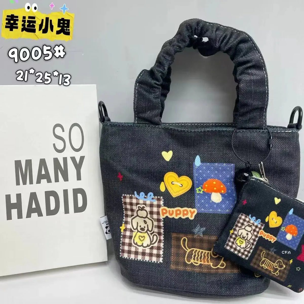 In-Stock New Small Cloth Bag Ins Cute Cartoon Women's Summer Cloth Bag Handbag Casual Tote Bag Upgrade Kasa & Pet