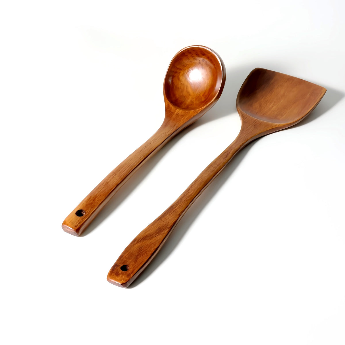 Non-Stick Pan Special Spatula for Cooking, Household Spatula, Wooden Spatula, Wooden Spoon, Rice Spoon, Wooden Spatula, Kitchen Utensils Spatula - Kasa & Pet