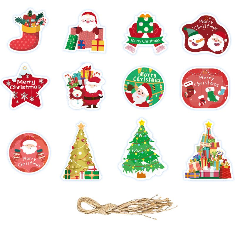 Amazon New Product Party Supplies Christmas Flag Set Christmas Garland Banner Venue Decoration