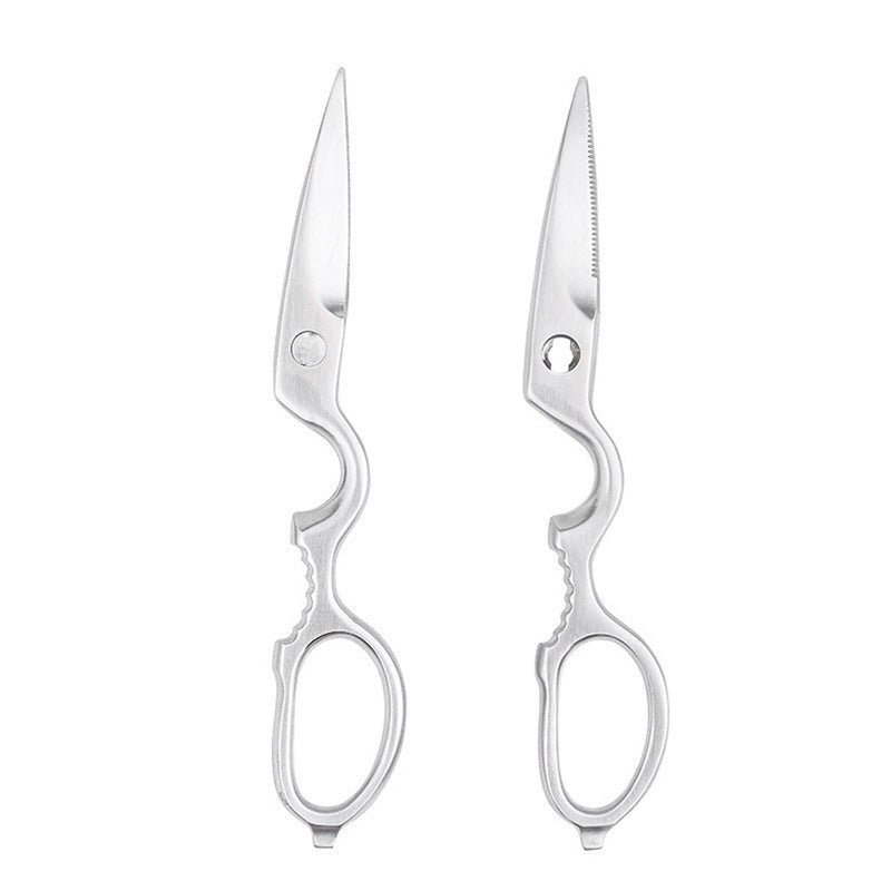 Stainless Steel Kitchen Scissors Yangjiang Knife Scissors All Steel Sanding Multi-use Gourd-shaped Strong Chicken Bone Scissors Kitchen Scissors - Kasa & Pet
