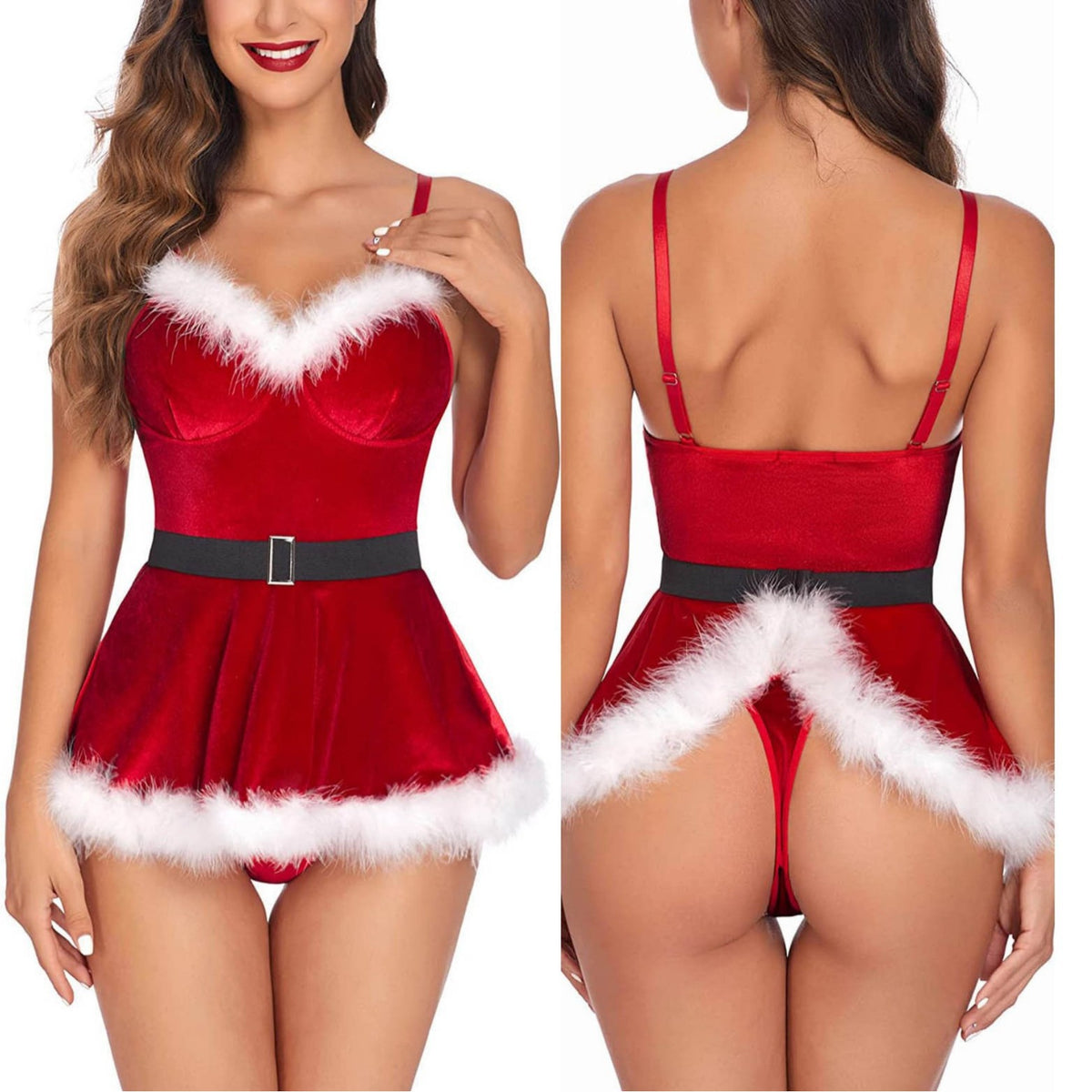 New Christmas Costume Stage Performance New Year Party Costume Sexy Christmas Costume Bunny Cos Women's Clothing