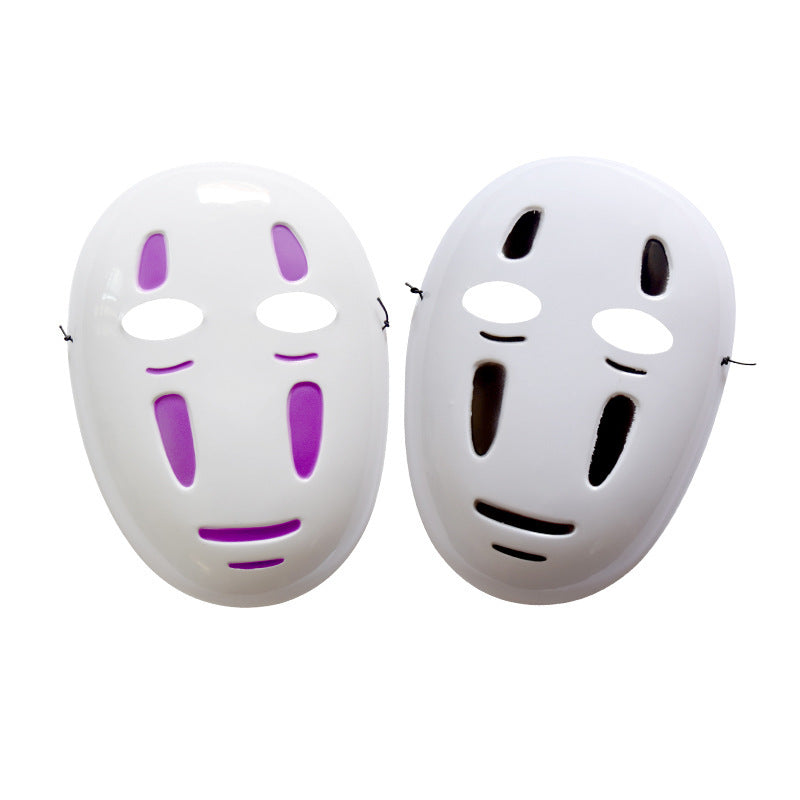 Spirited Away Cartoon Mask Japanese Anime Mask Halloween Ghost Festival Mask Performance Party Ball Mask