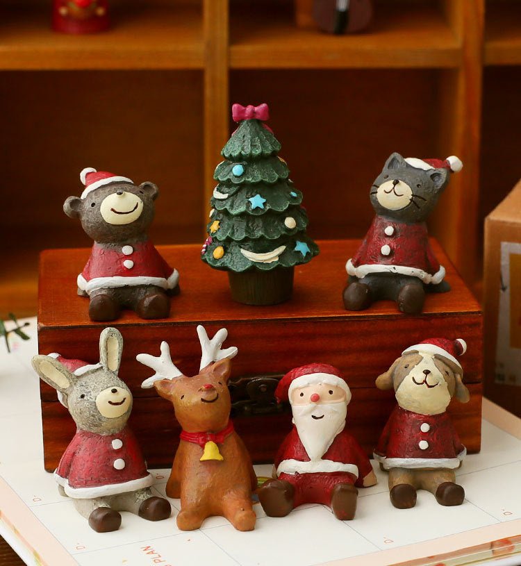 Christmas Decorations Christmas Tree Ornaments Decorative Props Scene Layout Simulation Elk Doll Christmas Ornaments