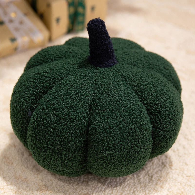 Ins Nordic Style Colorful Pumpkin Pillow Simulation Wave Dot Pumpkin Plush Toy Bedside Cushion Halloween Decoration