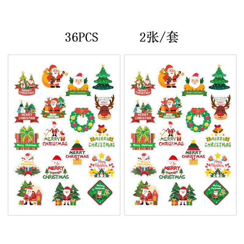 Amazon New Product Party Supplies Christmas Flag Set Christmas Garland Banner Venue Decoration