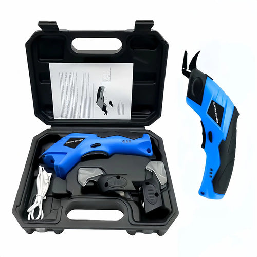 3.6V lithium battery scissors cloth cutting scissors charging cloth cutting tungsten steel electric scissors cloth leather trimming charging scissors - Kasa & Pet