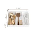 Kitchen Drawer Partition Tableware Storage Box Knife and Fork Chopsticks Storage Rack Kitchenware Storage Household Cabinet Built-in Partition