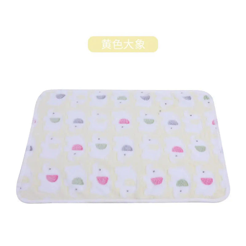 Cross-border pet blanket mat cat and dog flannel blanket autumn and winter warm blanket pet sleeping mat wholesale Kasa & Pet