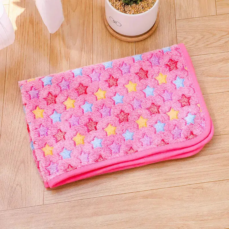 Cross-border pet blanket mat cat and dog flannel blanket autumn and winter warm blanket pet sleeping mat wholesale Kasa & Pet