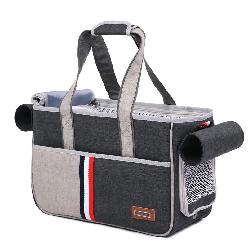 Cat Bag, Pet Bag, Large-Capacity Cat Bag, Dog Outing Shoulder Cross-Body Backpack, a Must-Have for Pet Travel Kasa & Pet