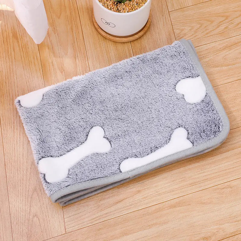 Cross-border pet blanket mat cat and dog flannel blanket autumn and winter warm blanket pet sleeping mat wholesale Kasa & Pet