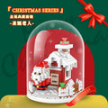 Christmas Gift Building Blocks Christmas Tree Ornaments Assembled Toys Santa Claus Building Blocks Small Particles Assembled Educational Toys