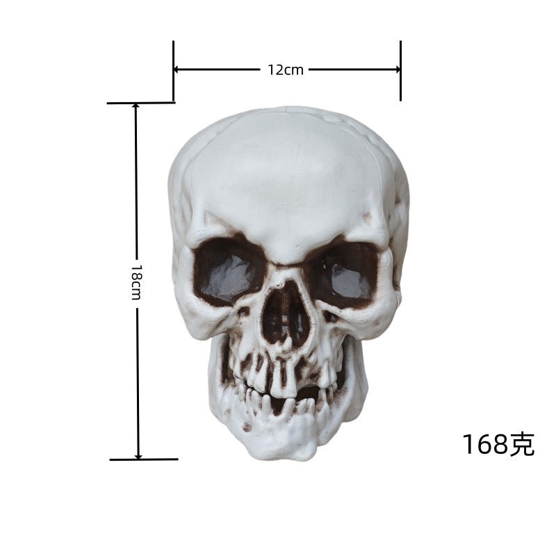 Simulation Skull Halloween Props Horror Haunted Head Bar Haunted House Chamber Atmosphere Decoration