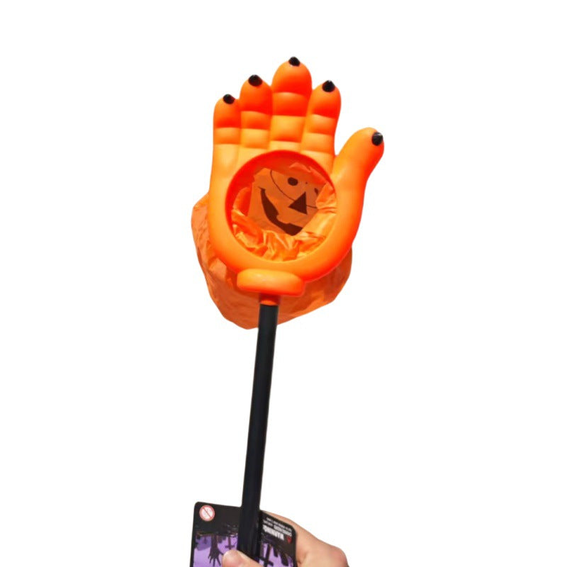 Halloween Kidsren's Candy Props Ghost Festival New Palm Skull Candy Bag Palm Pumpkin Bag Wholesale