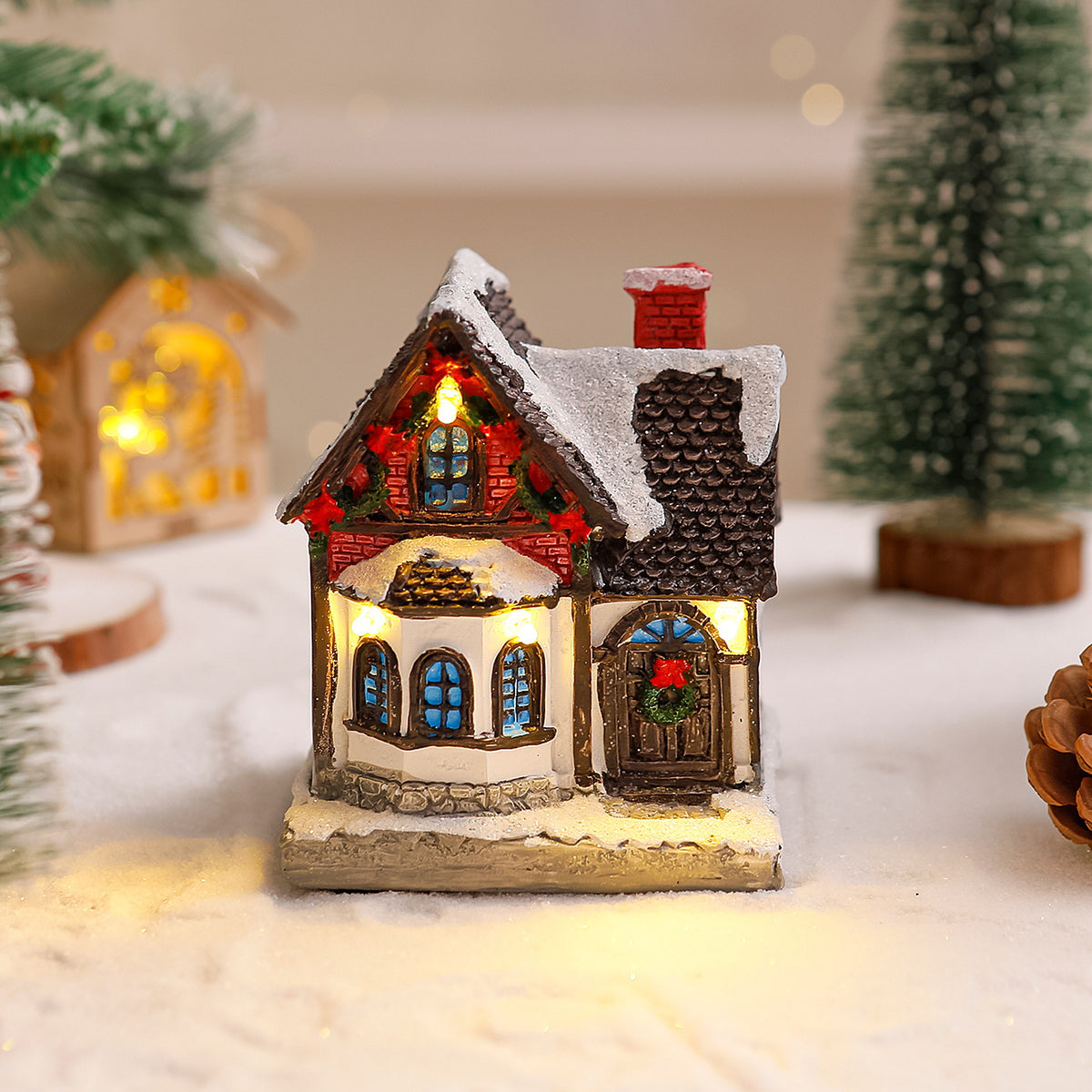Decorações de Luzes de Natal para Casa, Enfeites, Presente de Natal para Crianças, Ano Novo 2025, Decoração de Natal, Luz Noturna para Quarto com Bateria