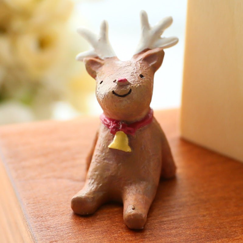Christmas Decorations Christmas Tree Ornaments Decorative Props Scene Layout Simulation Elk Doll Christmas Ornaments