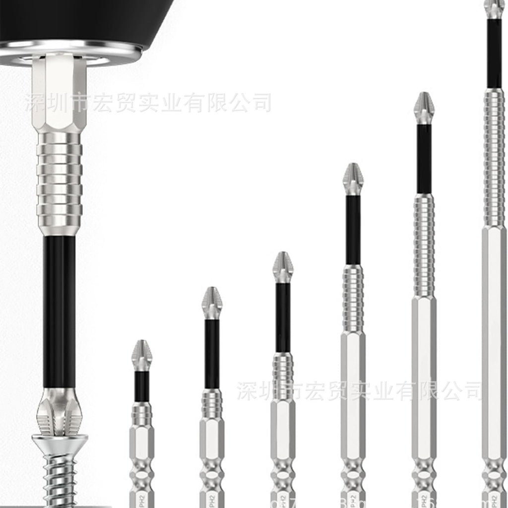 K5 anti-impact non-slip batch head with threaded cross strong magnetic drill starting head super hard hexagonal suit electric screwdriver