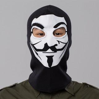 Cross-border manufacturers Halloween cs headgear call of duty personality ghost headgear windproof warm riding headgear mask