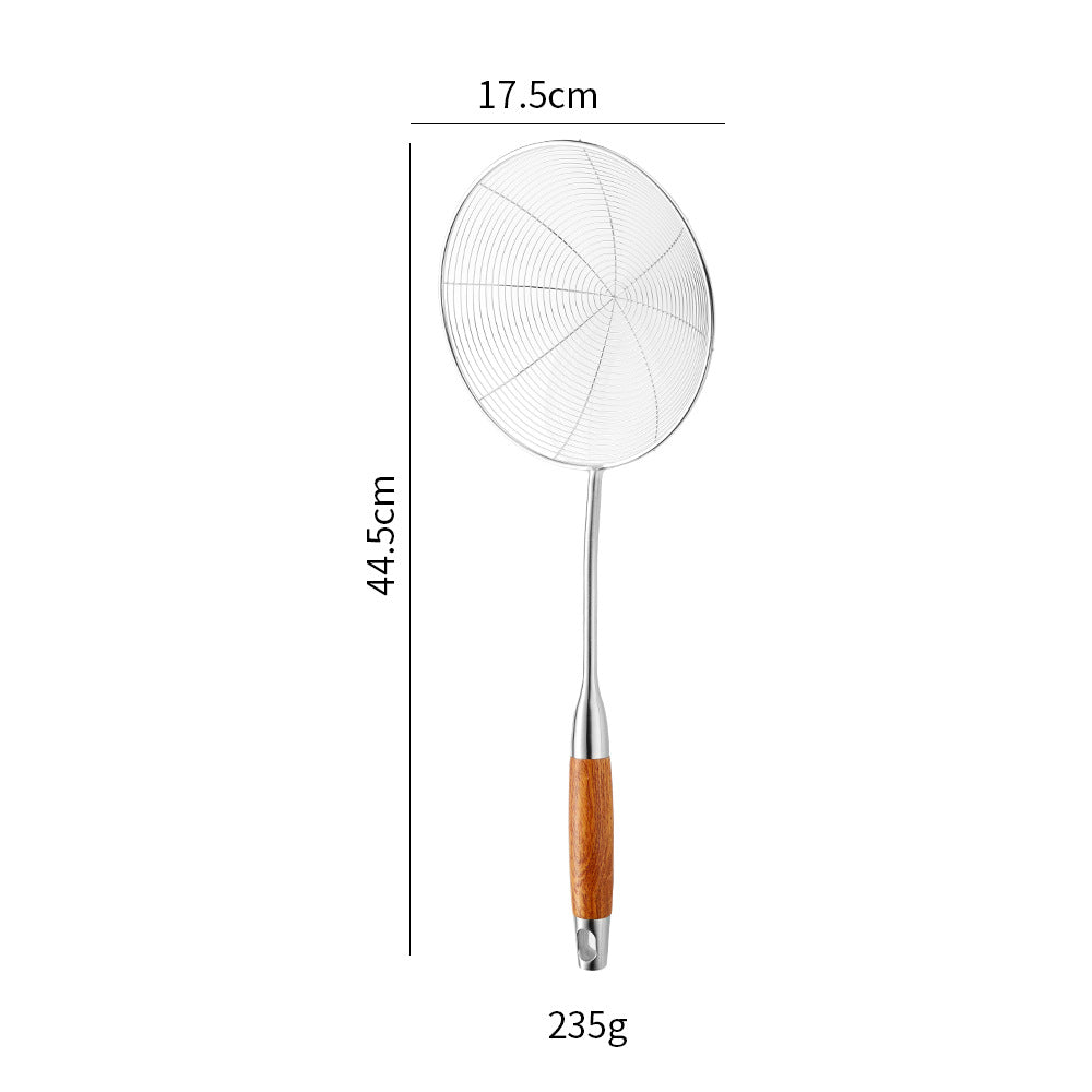 Cross-Border Kitchenware 316 Stainless Steel Spatula for Cooking Household Soup Spoon Rosewood Handle Spatula Kitchen Utensils Frying Spoon - Kasa & Pet