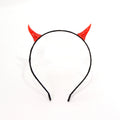 Cute Devil Horn Hairband New Halloween Day Dress Up Headwear Red Horn Hairpin COS Hair Accessories Cross Border