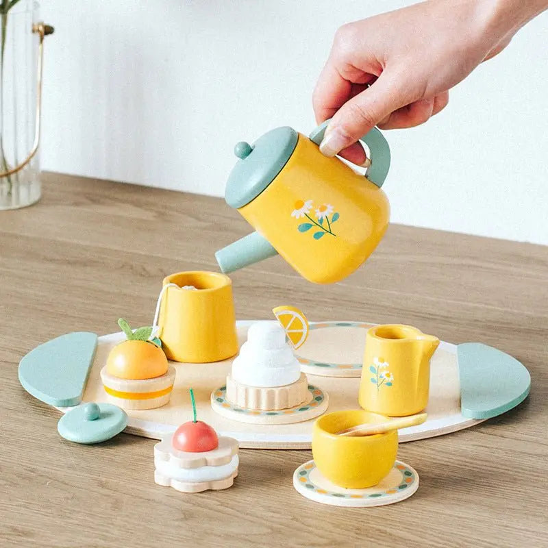 Cross-border New Products Wooden Children's Play-house Simulation Kitchen Toy Set Cooking Rice Cooking Kindergarten Interactive Toys - Kasa & Pet