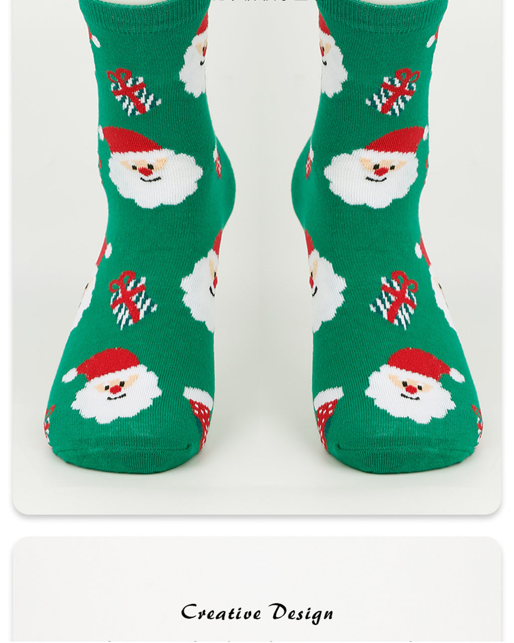 amazon novelty socks christmas socks santa claus socks, christmas multicolor cartoon christmas cotton socks